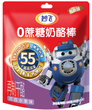 减糖奶酪棒100g - 混合水果味