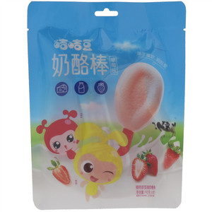 咭咭豆90g双色奶酪味棒（草莓味）
