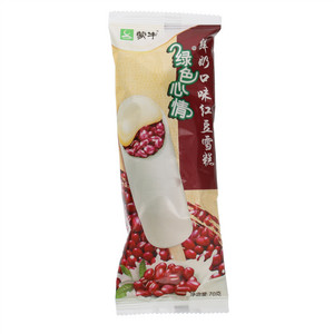 蒙牛绿色心情鲜奶口味红豆雪糕