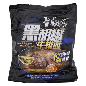 康师傅黑胡椒牛排面