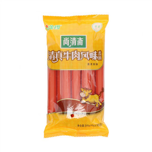金锣清真牛肉风味香肠(熏煮香肠)