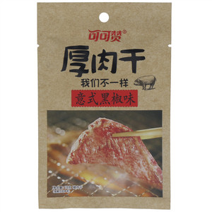 可可赞意式黑椒味厚肉干