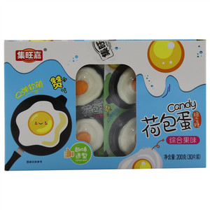 集旺嘉综合果味橡皮糖荷包蛋
