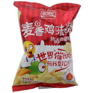 盼盼麦香鸡味块（膨化食品）