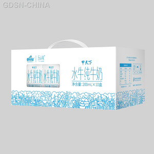 皇氏乳业吕小纯甲天下水牛纯牛奶