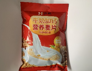 黑祖牛奶加钙营养麦片