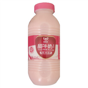 小健哥草莓味甜牛奶