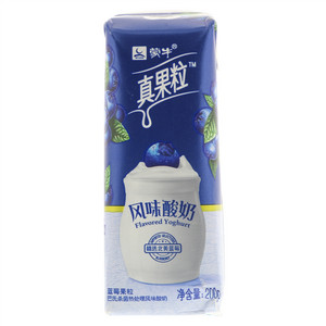 蒙牛真果粒蓝莓果粒风味酸奶