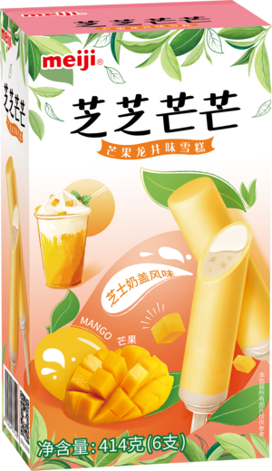 meiji明治芒果龙井味雪糕