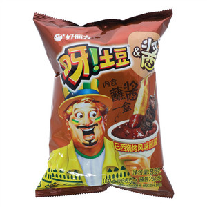 好丽友呀！土豆+巴西烧烤风味蘸酱蘸酱膨化食品