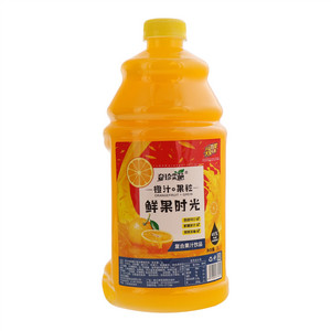 奇珍果葩鲜果时光橙汁+果粒复合果汁饮品