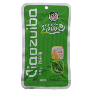 俏嘴巴素牛筋山椒味（挤压糕点）