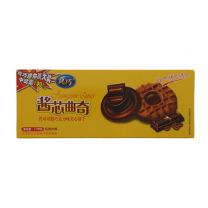 真巧巧克力味酱芯曲奇