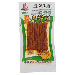 麻辣风暴顺级素牛筋（挤压糕点）