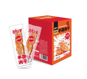 12g盒装手撕肉干麻辣味（内袋）