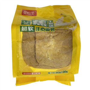 曼悦芙香蕉牛奶味注心面包