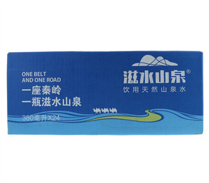 滋水山泉饮用天然山泉水380毫升x24