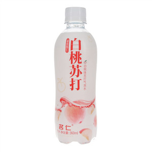 明仁白桃味苏打气泡水（汽水）