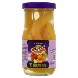 华泉黄桃罐头