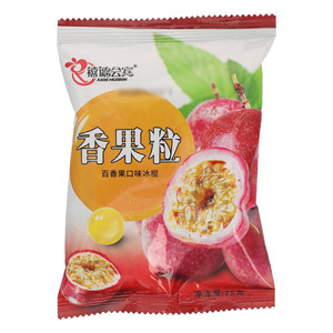 禧德会宾香果粒百香果口味冰棍