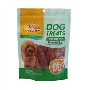 路斯宠物零食犬用软小胸肉丝