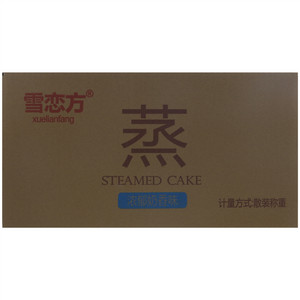 雪恋方浓郁奶香味蒸蛋糕