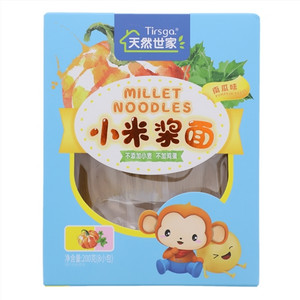 天然世家小米浆面（南瓜味）