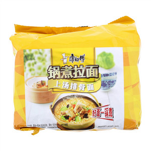 康師傅锅煮拉面上汤排骨面（5包入）