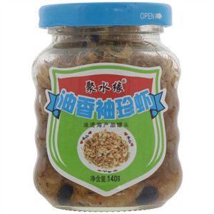 聚水缘油香袖珍虾（油浸海产品罐头）