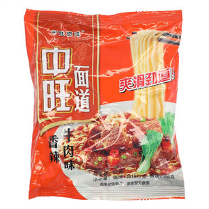 中旺面道滏东面馆香辣牛肉味油炸型方便面