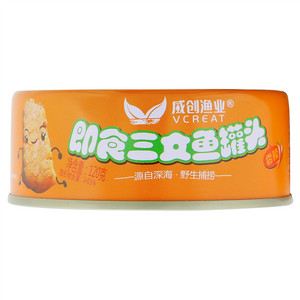威创渔业香辣即食三文鱼罐头
