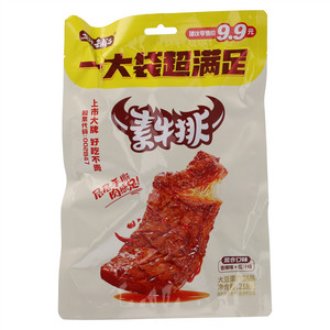 盐津铺子酱汁味+香辣味素牛排