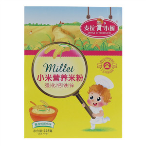 麦拉小厨强化钙铁锌小米营养米粉