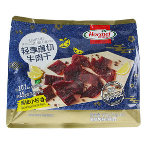 荷美尔黑椒小柠香轻享薄切牛肉干
