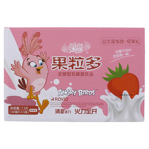 妙恋果粒多草莓味发酵型乳酸菌饮品
