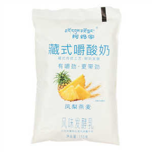 阿妈家凤梨燕麦藏式嚼酸奶