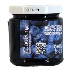 兆丰蓝莓酱罐头
