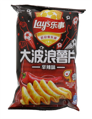 乐事大波浪薯片辛辣味40克