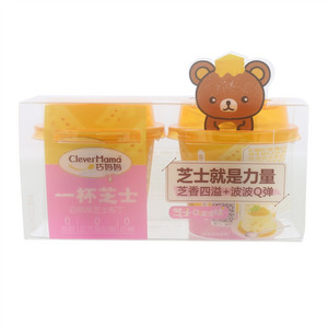 巧妈妈一杯芝士白桃味芝士布丁