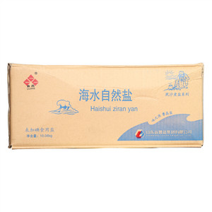 鲁晶牌未加碘海水自然盐箱装（夙沙煮海系列）