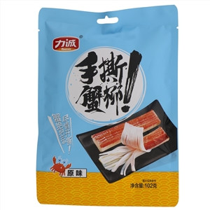 力诚92克袋装克手撕蟹柳（原味）