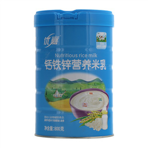 优嘉钙铁锌营养米乳