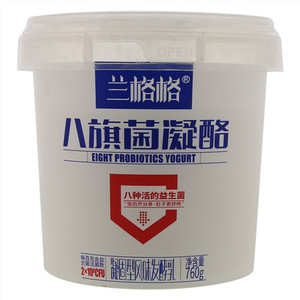 兰格格八旗菌凝酪760g风味发酵乳
