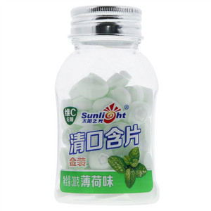 太阳之光薄荷味清口含片