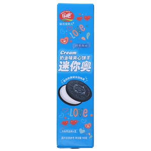 乐吧迷你奥奶油味夹心饼干