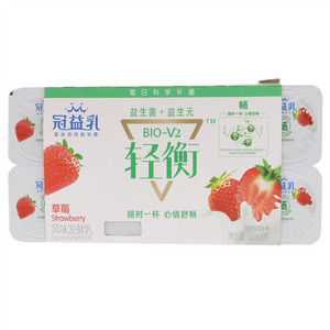 冠益乳轻衡风味发酵乳草莓