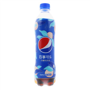 百事可乐白桃乌龙味汽水