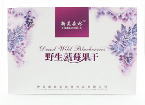野生蓝莓果干礼盒600g