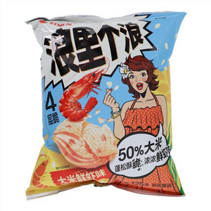 浪里个浪 大米鲜虾味125g