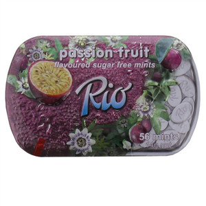 Rio 瑞欧 百香果味无糖薄荷糖（坚实型压片糖果）